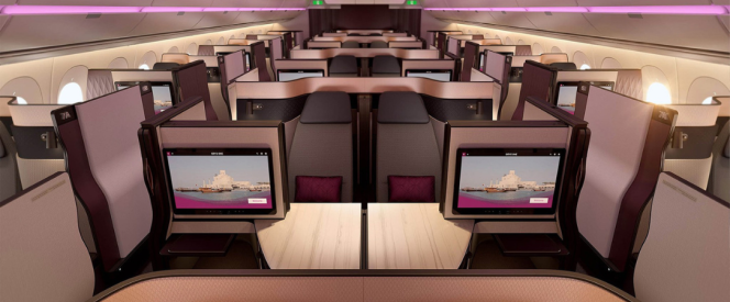 Offer to Dubai in Business Class with Qatar Airways